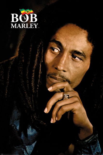Plakat z Bobem Marleyem