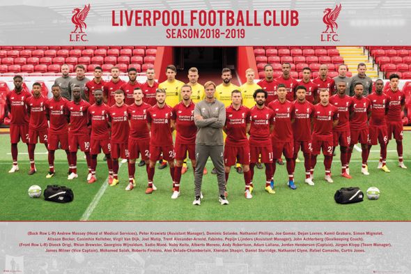 Liverpool FC Zawodnicy sezon 18/19 - plakat sportowy 91,5x61 cm