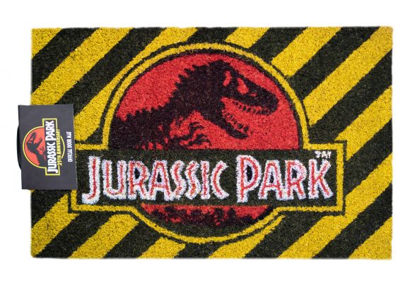Jurassic Park Warning - wycieraczka do butów