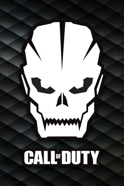 Plakat z gry Call Of Duty Black Ops 4 Skull czaszka | sklep Nice Wall