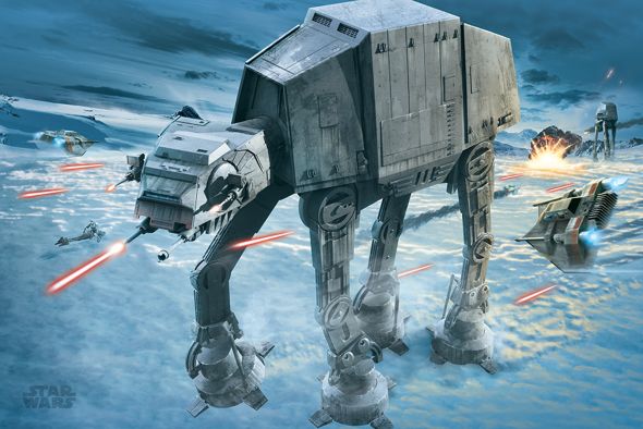 Star Wars AT-AT Attack - plakat 91,5x61 cm
