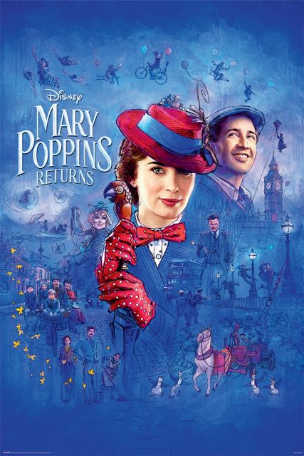 Mary Poppins Returns Spit Spot - plakat