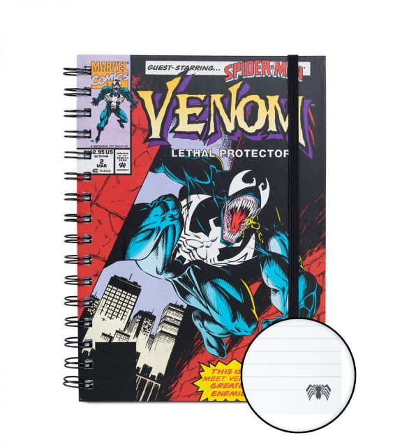 Notes o wymiarach 14,8x21 cm Venom Lethal Protection