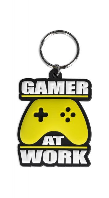 Gamer At Work Joypad - brelok gumowy