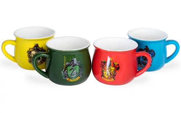 Zestaw prezentowych czterech kubków Harry Potter House Crests