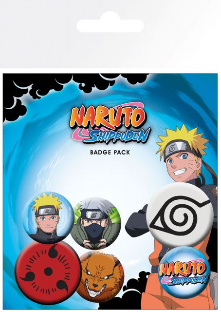 Naruto Shippuden Mix - przypinki