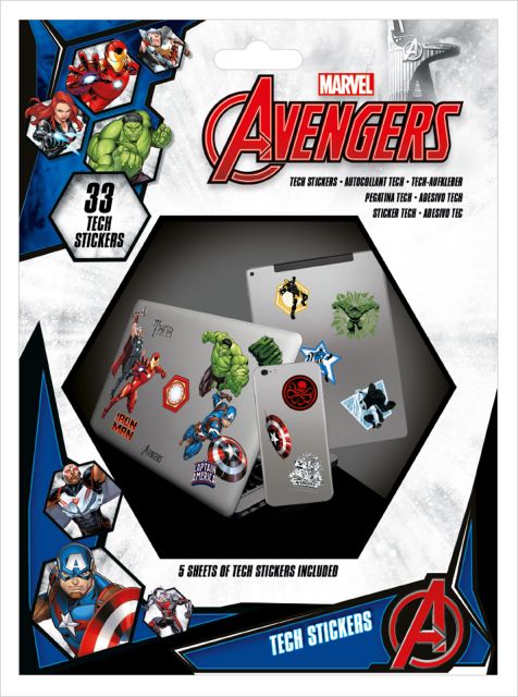 Avengers Heroes - naklejki na laptopa