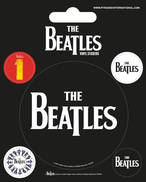 The Beatles Black - naklejka