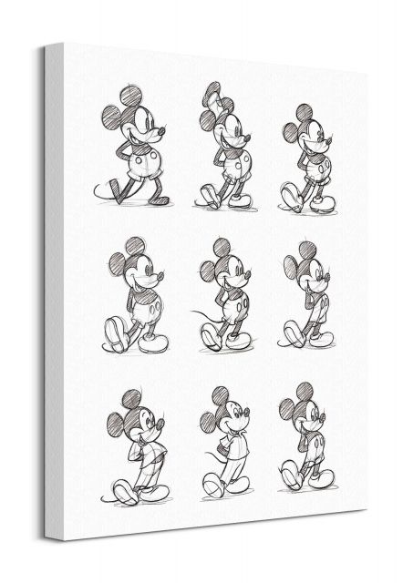 Myszka Miki - obraz na płótnie