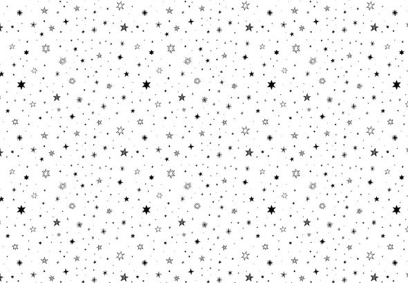 Gwiazdki na białym tle - fototapeta 366x254 cm