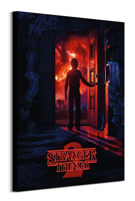Obraz na płótnie z drugiego sezonu serialu Stranger Things Doorway