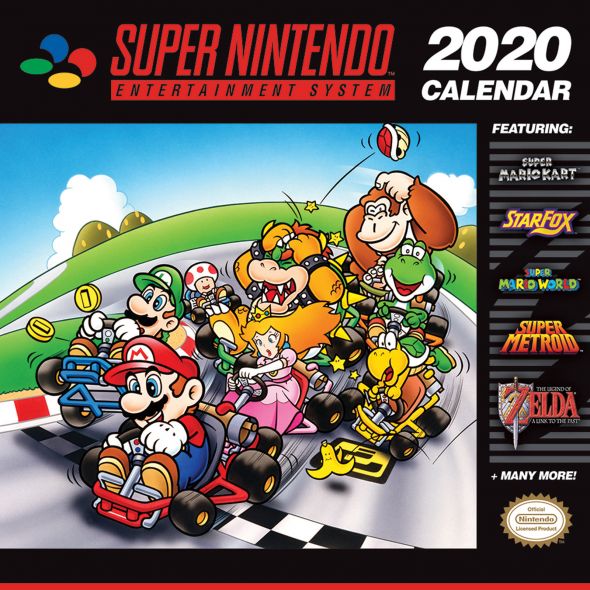 Super Nintendo - kalendarz 2020