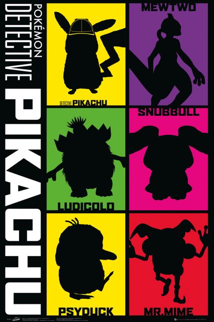 Plakat z filmu Detective Pikachu