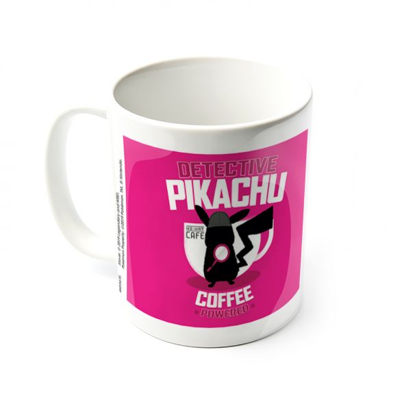 Detective Pikachu Coffee Powered - kubek