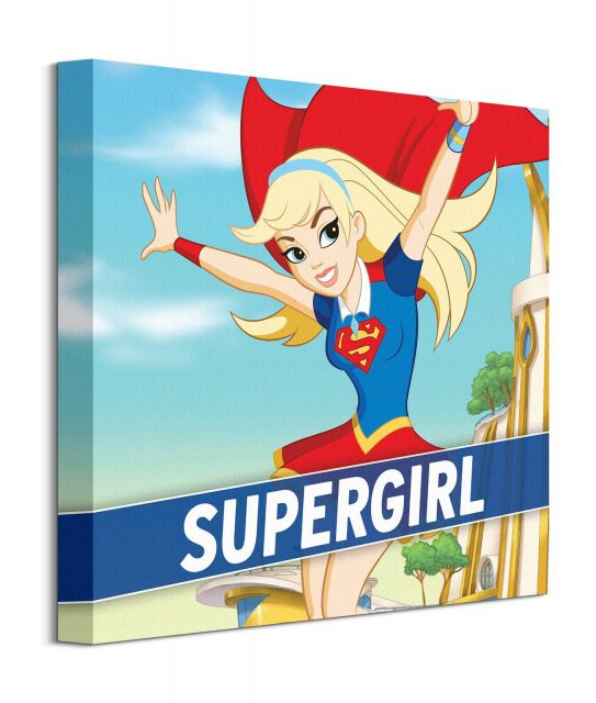 Supergirl In Flight na obrazie z serialu DC Super Hero Girls