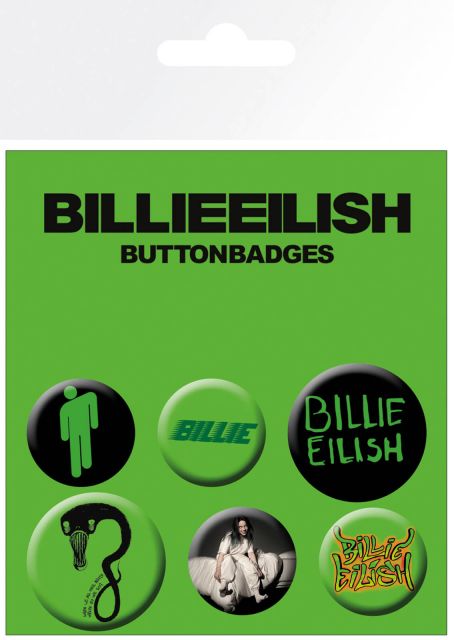 Billie Eilish Mix - przypinki