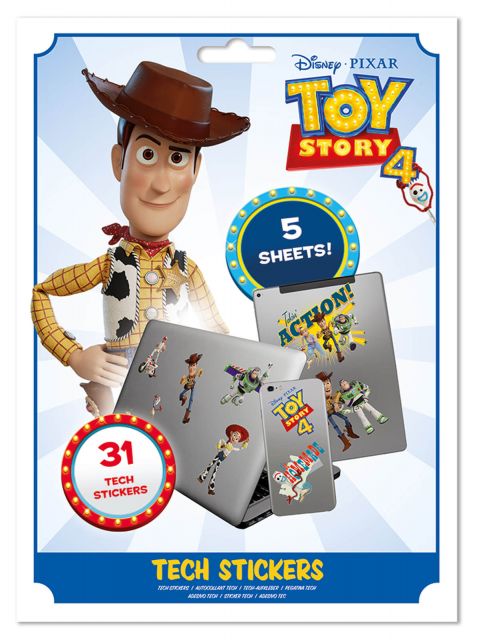 Toy Story Characters - naklejki na laptopa
