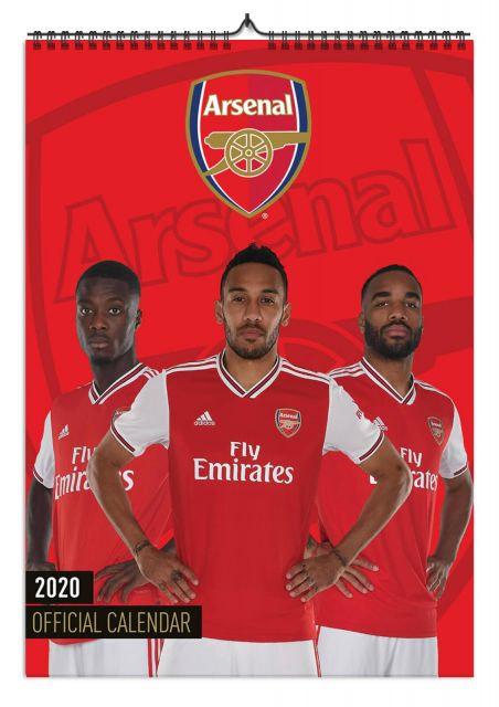 Arsenal FC - kalendarz A3 na 2020 rok