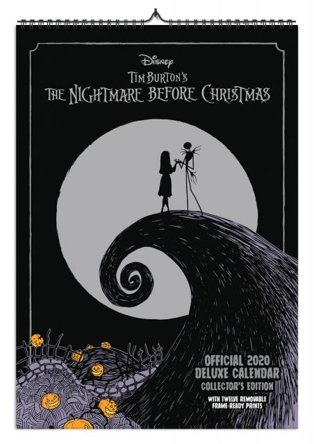Nightmare Before Christmas Deluxe - kalendarz A3 na 2020 rok