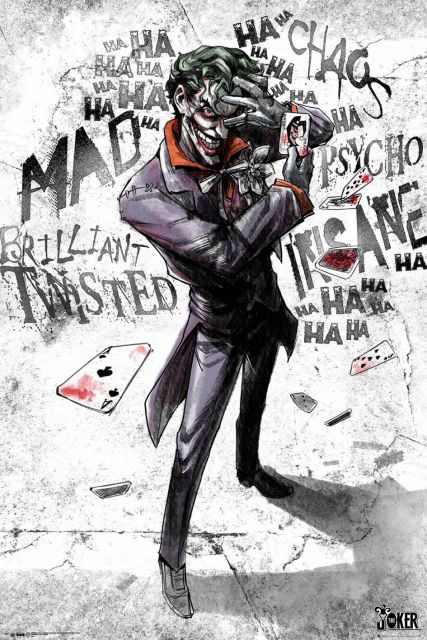 DC Comics Joker Type - plakat