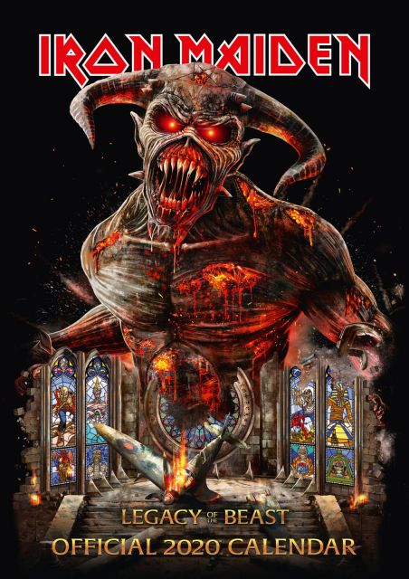kalendarz A3 na 2020 rok Iron Maiden