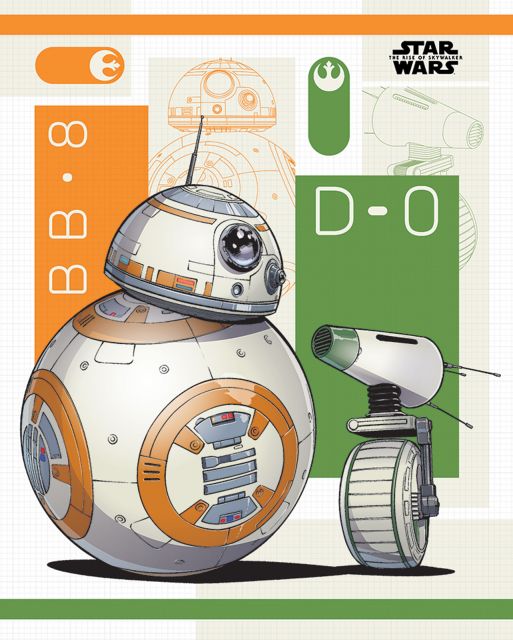 Gwiezdne wojny: Skywalker Odrodzenie BB-8 i D-0 - plakat