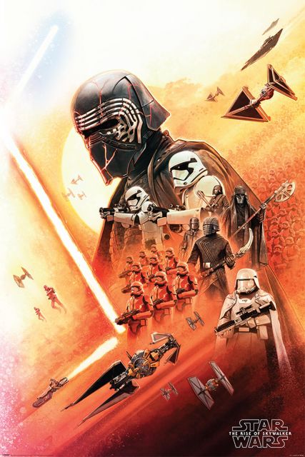 Gwiezdne wojny: Skywalker Odrodzenie Kylo Ren - plakat