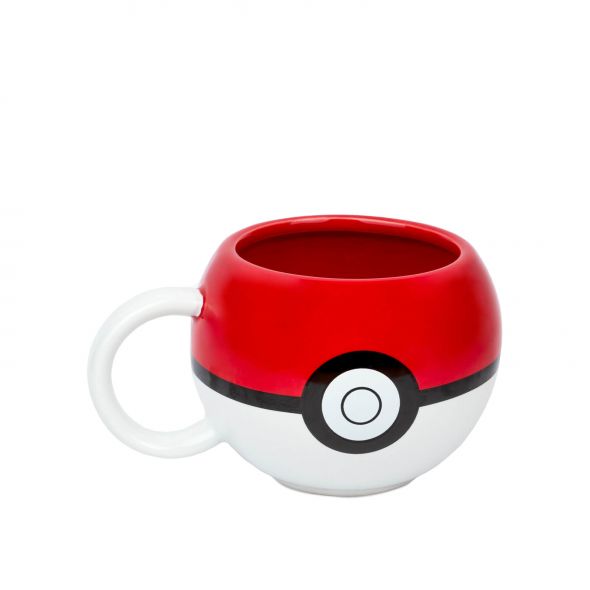 Duży, czerwono-biały kubek Pokeball z filmu Pokemon