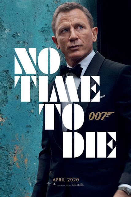 James Bond No Time To Die - plakat