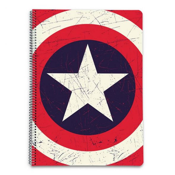 Marvel Captain America Shield - notes A4