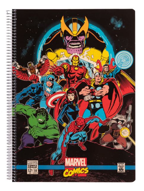 Marvel Comics Avengers - notes A4