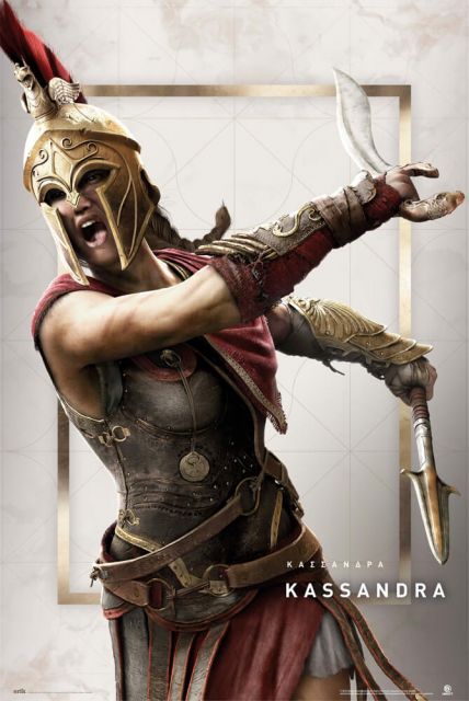 Assassin's Creed Odyssey Kassandra - plakat