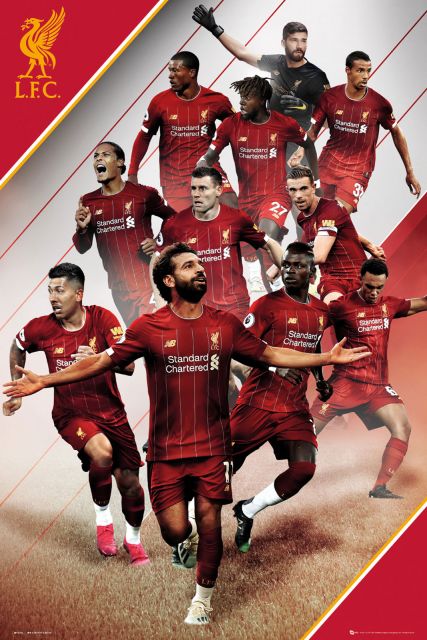 Liverpool Players 19-20 - plakat