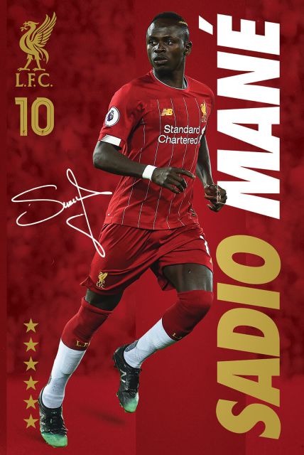 Liverpool FC Sadio Mane - plakat