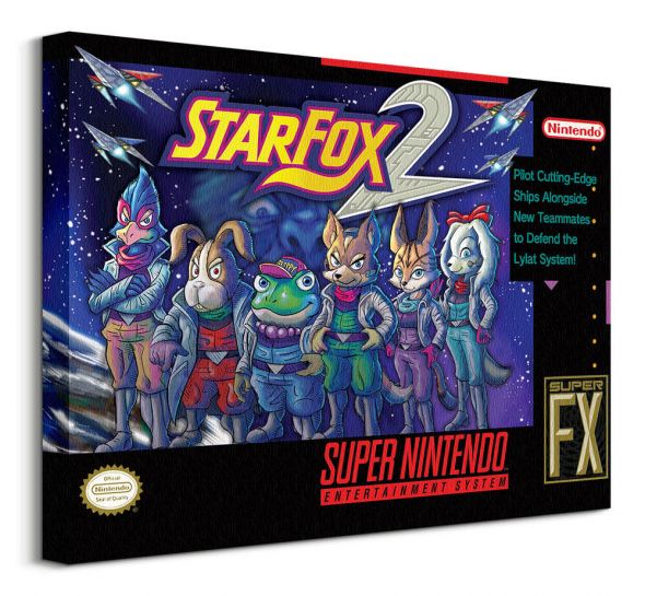 Super Nintendo Star Fox 2 - obraz na płótnie