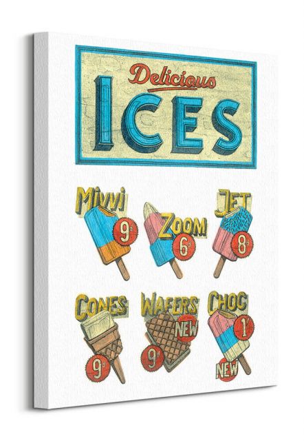 Delicious Ices - obraz na płótnie