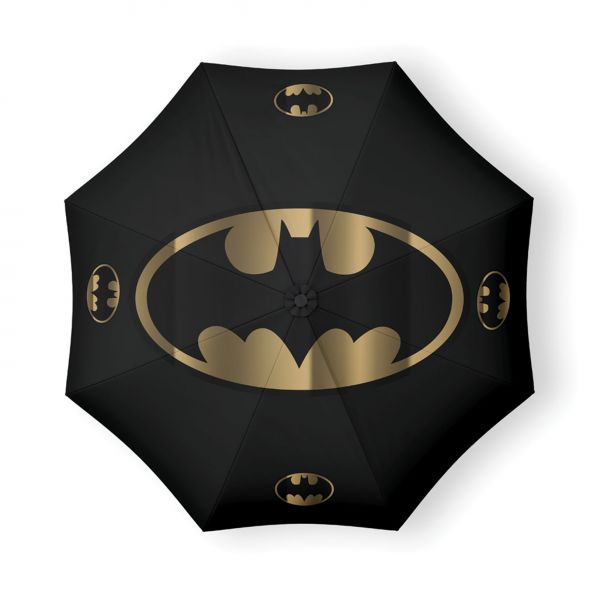 Filmowy czarny parasol DC Comics Batman z logo nietoperza