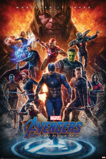 Avengers edngame whatever it takes Thanos Kapitan Ameryka Czarna Wdowa plakat filmowy