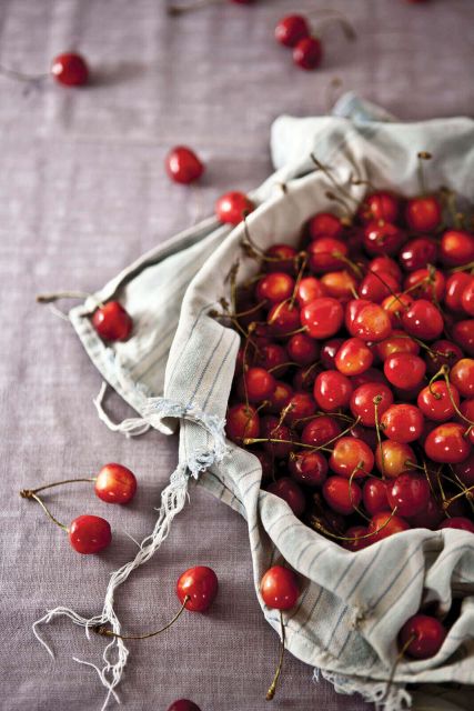 Basket of Cherries - plakat