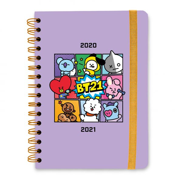 BT21 - dziennik A5 kalendarz 2020-2021