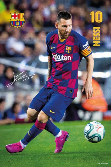FC Barcelona Messi 2019/2020 - plakat
