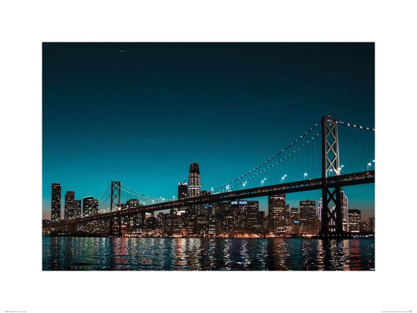 San Francisco Oakland Bay Bridge - reprodukcja
