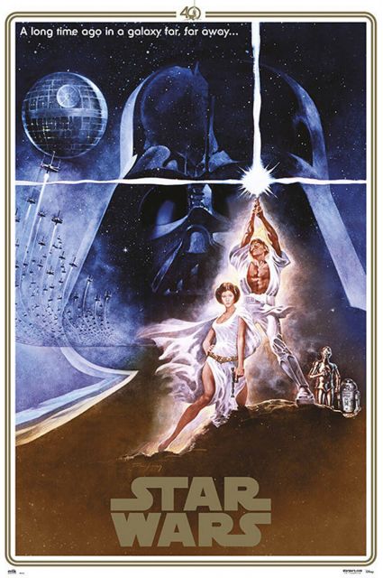 Star Wars A Logn Time Ago - plakat