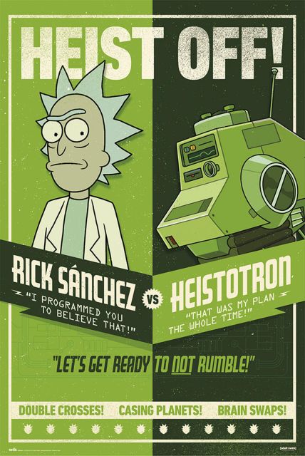 Rick and Morty Heist Off - plakat