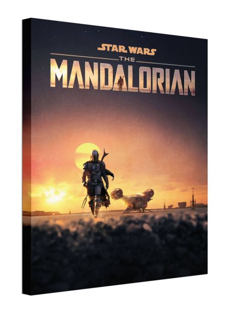 Star Wars: The Mandalorian Dusk - obraz na płótnie
