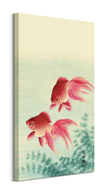 Two Veil Goldfish - obraz na płótnie