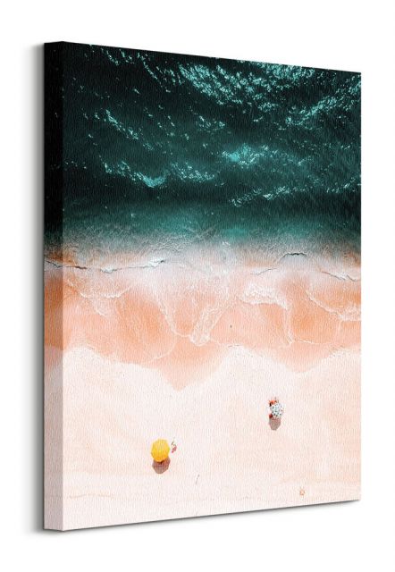 Słoneczna plaża - obraz na płótnie