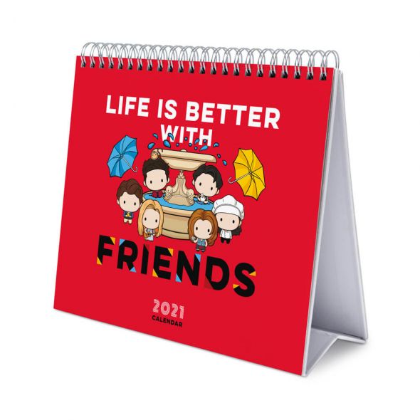 Friends - biurkowy kalendarz 2021