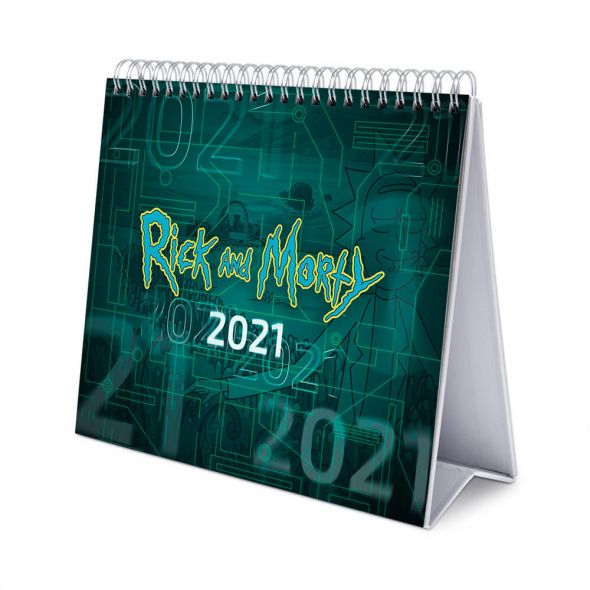 Rick & Morty Sezon 4 - biurkowy kalendarz 2021