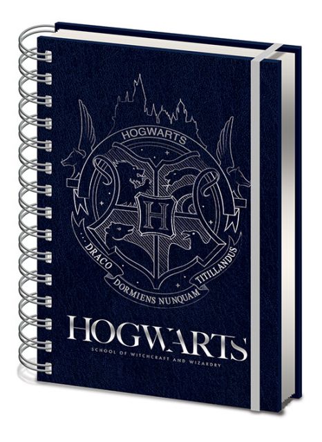 Harry Potter Cobalt Steel Crest - notes A5